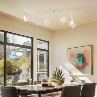 spot Jyla, wit, 4.000 K, 6-lamps, GX53