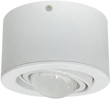 spot Jyla, wit, 4.200 K, Ø 13 cm, lens, aluminium mat wit