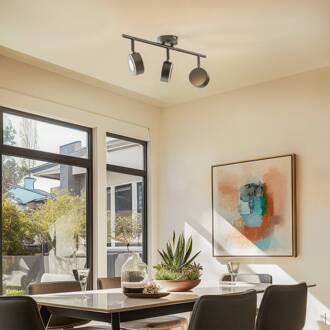 spot Jyla, zwart, 2700 K, 3-lamps, GX53