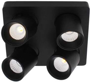 Spot Laguna Led Zwart 4Lichts