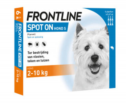spot-on anti-vlooienmiddel voor de hond S (2 - 10 kg) 3 pipetten