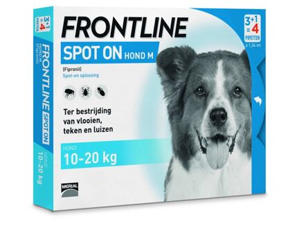 Spot-On M Anti vlooienmiddel - Hond - 4 pipetten