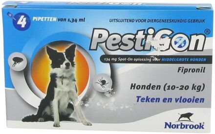 Spot-On M voor middelgrote honden van 10 tot 20kg