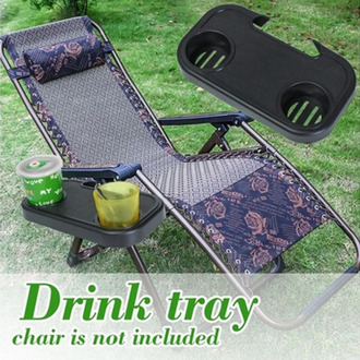 Spot Portable Folding Camping Picnic Outdoor Beach Garden Chair Side Tray Holder for Drink QP2