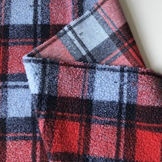 Spot Producten Plaid Lam Wol Pluche Herfst En Winter Mode Vrouwen Jas Stof Donkergrijs