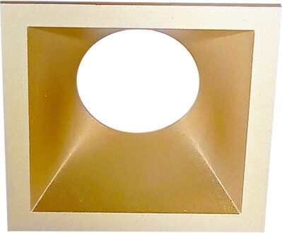 Spot Ring - Pragmi Cliron Pro - Vierkant - Mat Goud