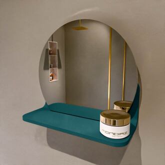 SPOT spiegel rond 30cm met Spiegelplanchet kleur Smag.