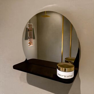 SPOT spiegel rond 30cm met Spiegelplanchet kleur Urban.