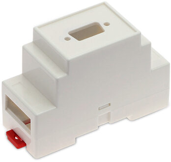 Spot Standaard 3.5 Kaart Rail Doos Plastic Omhulsel Junction Box 88X37X59Mm Instrument Shell 4-01-2 wit