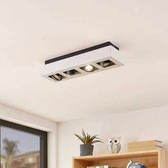 spot Vince, 47 cm, 4-lamps, wit/zwart, GU10