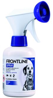 Spray Anti Vlooienmiddel en Tekenmiddel Hond en Kat - 250 ml