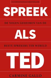 Spreek als TED - Boek Carmine Gallo (9047010434)