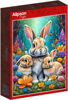Spring Bunnies Puzzel (1000 stukjes)