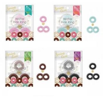 Spring Gum Water Hair Ring Brown - 3 pcs