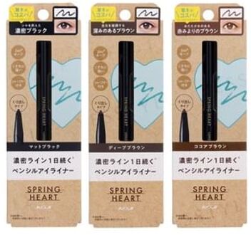 Spring Heart Long Lasting Eyeliner Matte Black