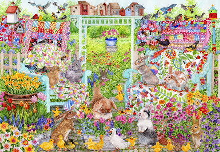 Spring Quilt Puzzel (1000 stukjes)