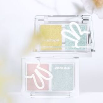 Spring Series Two-Tone Eyeshadow Palette - 10 Types 030# Tulip Pink - 3g