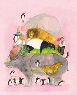 Springende pinguins en lachende hyena's - Boek Marije Tolman (9047705289)
