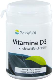 Springfield Vitamine D3 600 IU - 90 Tabletten