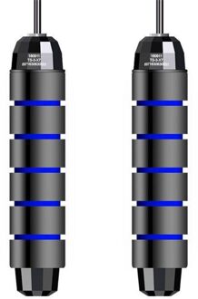 Springtouw Draadloze Bal Volwassen Fitness Vetverbranding Lager Gewicht Verstelbare Stalen Draadloze Springtouw Student Concurrentie zwart blauw