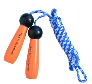 Springtouw Verstelbare Skipping Touwen Met Houten Handvat Training Fitness Speelgoed Fitnessapparatuur Voor Kinderen