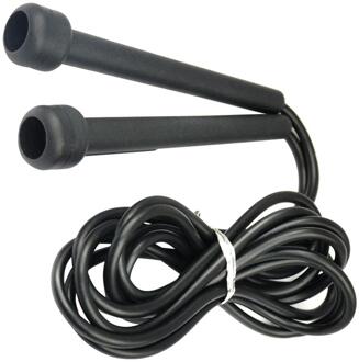 Springtouwen Sport Fitness Snelle Snelheid Sprong Overslaan Rope Skipping Draad Oefening Boksen Lager Speed Fitness Apparatuur Springen Touw zwart