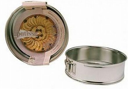 springvorm vertind 20 x 6,5 cm staal zilver Zilverkleurig