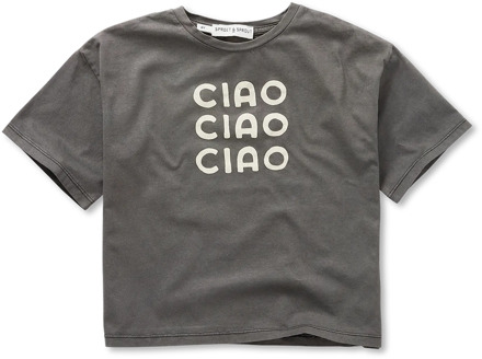 Sproet & Sprout jongens t-shirt Antracite - 110