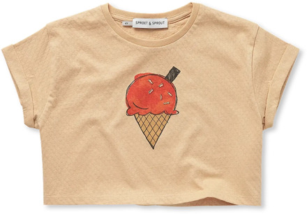 Sproet & Sprout meisjes t-shirt Zand - 116