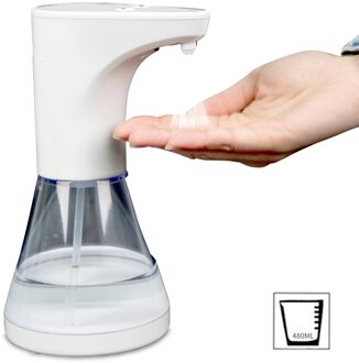 Spuiten Automatische Zeepdispenser Touchless Vloeibare Mist Desinfectie Machine Auto Handdesinfecterend Mist Desinfectie Verstuiver type 4 - 480ml