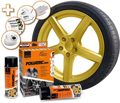 Spuitfolie Set 2 X 400 Ml Metallic Goud