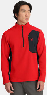 Spyder Bandit 1/2 Zip Fleecetrui Rood - M