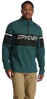 Spyder Speed Fleece 1/2 Zip Skipully Heren S Donkergroen
