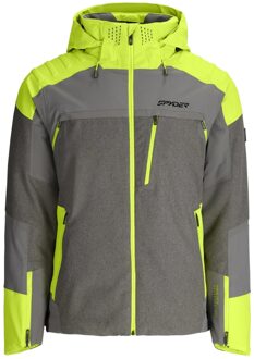 Spyder Vanqysh Melange Ski Jas Heren L Grijs