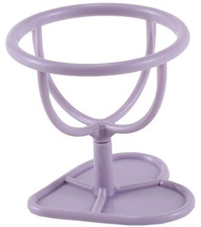 Sqinans Make-Up Bladerdeeg Rack Drogen Hanger Makeup Powder Puff Blender Opbergrek Spons Drogen Stand Houder paars