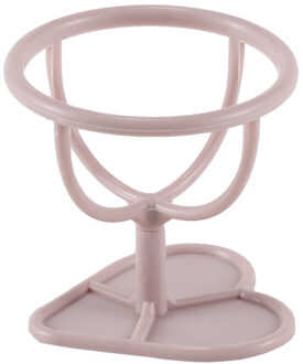Sqinans Make-Up Bladerdeeg Rack Drogen Hanger Makeup Powder Puff Blender Opbergrek Spons Drogen Stand Houder roze