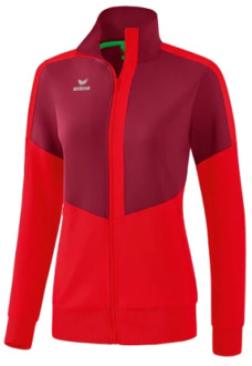 Squad Trainingsjack Dames Bordeaux-Rood Maat 44