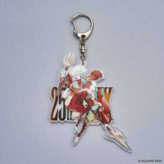 Square Enix Final Fantasy IX Acrylic Keychain 25th Anniversary Quina & Freija