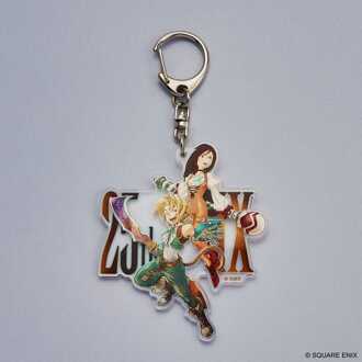 Square Enix Final Fantasy IX Acrylic Keychain 25th Anniversary Zidane & Garnet