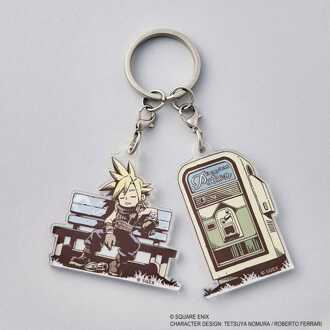 Square Enix Final Fantasy VII Rebirth Acrylic Keychain Napping Cloud