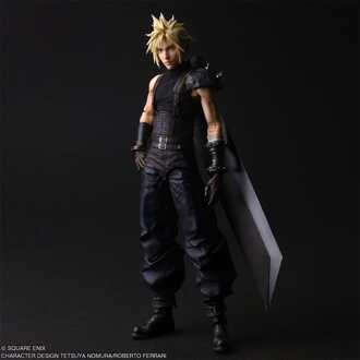 Square Enix Final Fantasy VII Rebirth Play Arts Shin Action Figure Cloud Strife 27 cm