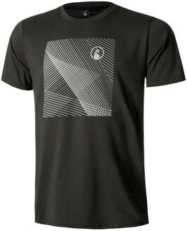 Square Lines T-shirt Heren antraciet