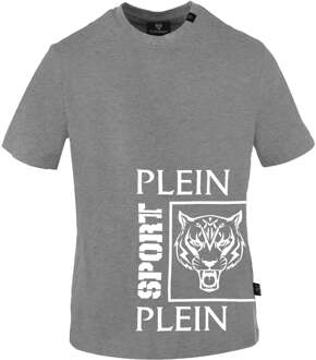 Square merklogo grijs T-shirt