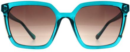 Square Womens Transparant Blauw Bruin RDS 6506 - maat