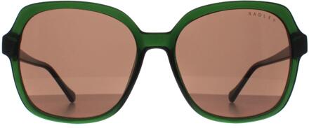 Square Womens Transparant Donkergroen Bruin Phoenix 6505