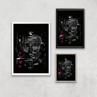 Squid Game Front Man Glitch Giclee Art Print - A2 - Print Only Meerdere kleuren