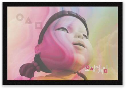 Squid Game Giant Doll Entrance Mat