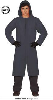 Squid Game Kostuum The Boss Volwassenen Zwart, Zilver - Grijs