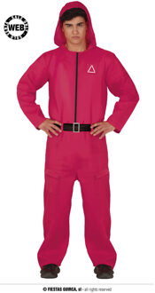 Squid Game Pak Rode Overall Heren Rood - Zalm