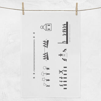 Squid Game Playground Games Tea Towel